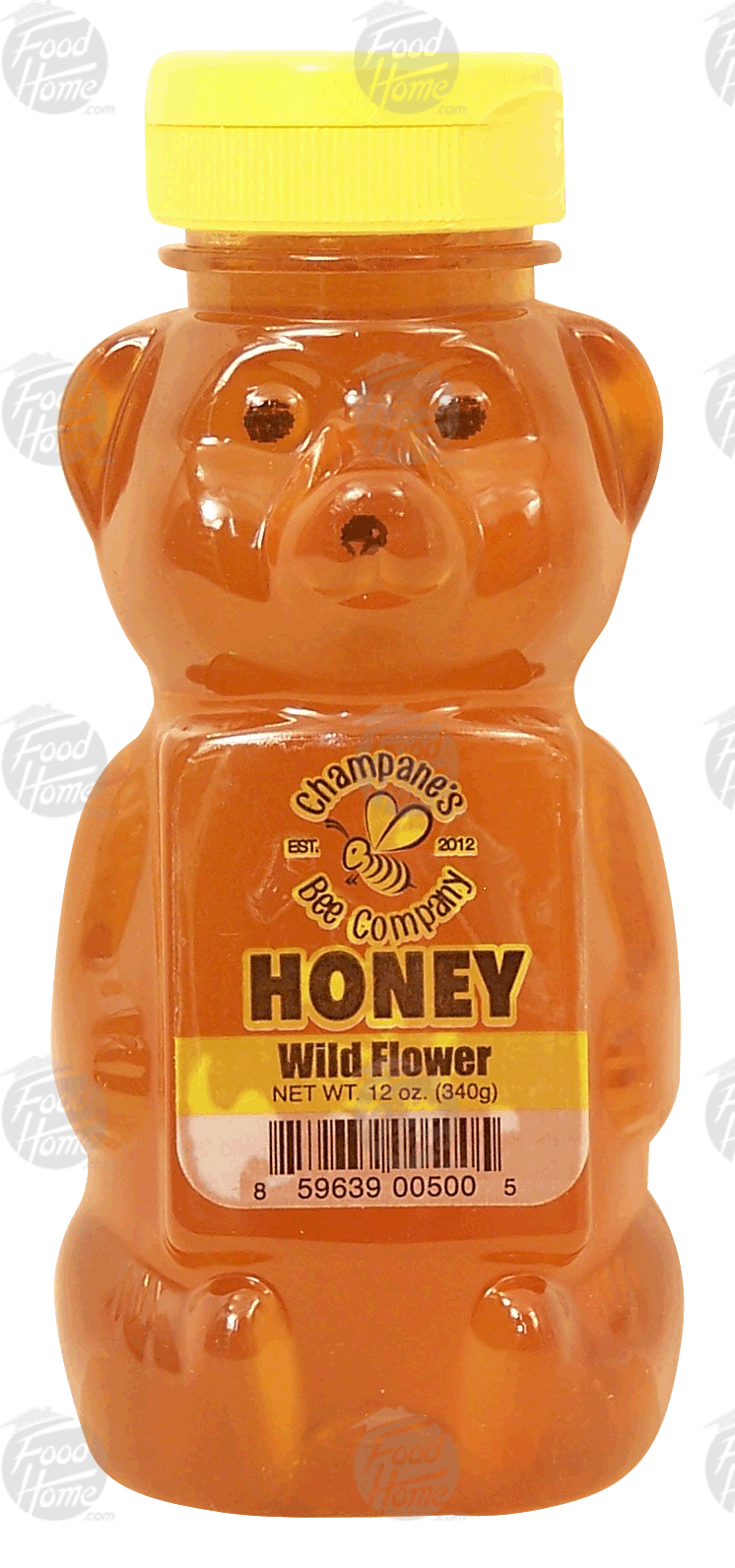 Champane's Bee Company  honey, wild flower, bear shape Full-Size Picture